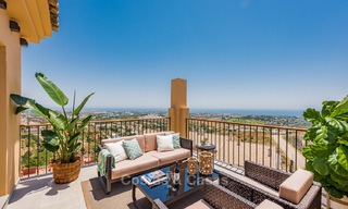 Nieuwe luxe appartementen in Andalusische stijl te koop, prachtig uitzicht op zee, Benahavis - Marbella 5081 