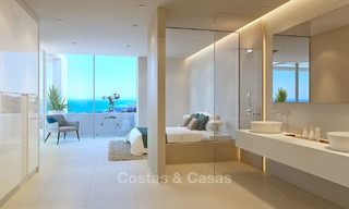 Moderne hedendaagse luxe appartementen met adembenemend zeezicht te koop, op korte rijafstand van het centrum van Marbella. 4885 