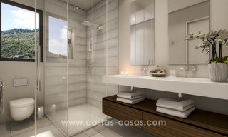 Moderne contemporaine luxe appartementen met verbluffend zeezicht te koop, op korte rijafstand van het centrum van Marbella. 4919 