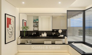 Modern-eigentijdse luxe appartementen met adembenemende zeezichten te koop, op korte rijafstand van het centrum van Marbella. 4941 