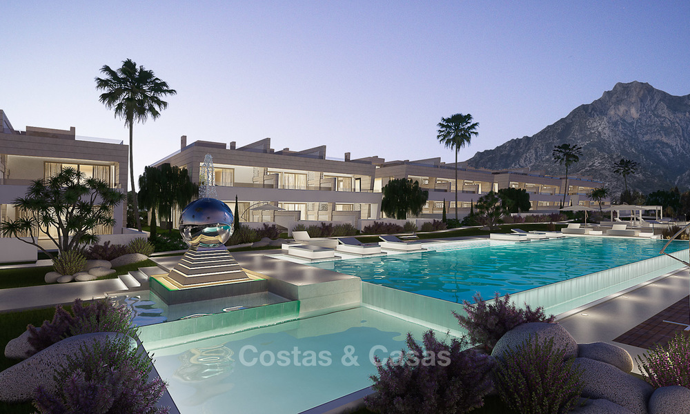 Moderne, avantgardistische luxe appartementen en penthouses te koop aan de Golden Mile, Marbella 4977