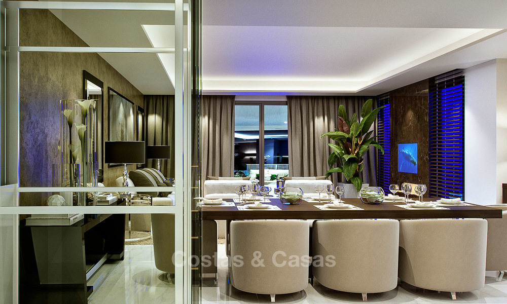 Moderne, avantgardistische luxe appartementen en penthouses te koop aan de Golden Mile, Marbella 4984