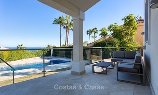 Ruime en aantrekkelijke gerenoveerde villa met zeezicht te koop, La Duquesa, Manilva, Costa del Sol 5561 