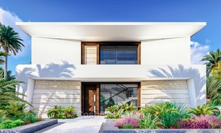 Nieuwe moderne villa's in avant garde-stijl te koop, met zeezicht, La Duquesa, Manilva, Costa del Sol 5606 