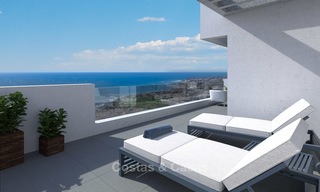 Nieuwe, moderne eerstelijn golf appartementen te koop, La Cala de Mijas, Costa del Sol 5697 