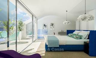 Nieuwe en exclusieve avant-garde appartementen te koop, met panoramisch zeezicht, Benalmadena, Costa del Sol 5745 