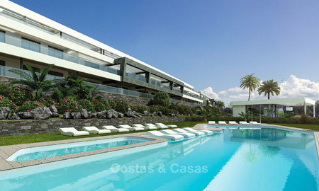 Moderne luxe appartementen te koop, nabij het strand, met golf- en zeezicht, Casares, Costa del Sol 5777
