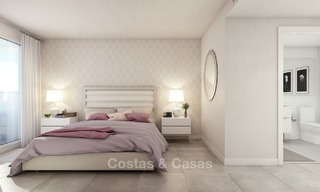 Moderne luxe appartementen te koop, nabij het strand, met golf- en zeezicht, Casares, Costa del Sol 5781 