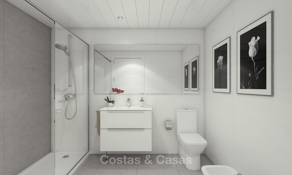 Moderne luxe appartementen te koop, nabij het strand, met golf- en zeezicht, Casares, Costa del Sol 5785
