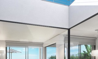 Laatste villa! Volledig gemeubileerd. Nieuwe moderne luxe villa's te koop in een golfresort, met uitzicht op zee en golfbaan, New Golden Mile, Marbella - Estepona 5794 