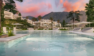 Moderne luxe appartementen te koop, in een exclusief complex met privé lagune, Casares, Costa del Sol 5916 