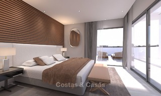 Moderne luxe appartementen te koop, in een exclusief complex met privé lagune, Casares, Costa del Sol 5922 