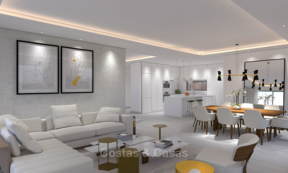 Moderne luxe appartementen te koop, in een exclusief complex met privé lagune, Casares, Costa del Sol 5923