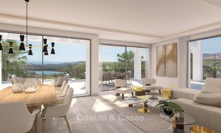 Moderne luxe appartementen te koop, in een exclusief complex met privé lagune, Casares, Costa del Sol 5929 