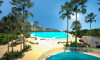Moderne luxe appartementen te koop, in een exclusief complex met privé lagune, Casares, Costa del Sol 20047 
