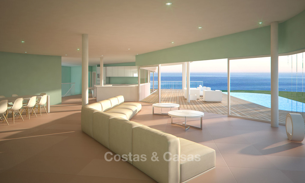 Unieke en exclusieve avant-garde villa te koop, met panoramisch zeezicht, Benalmadena, Costa del Sol 6095