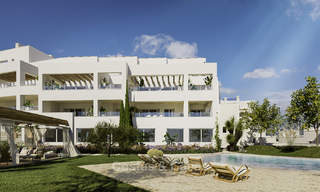 Aantrekkelijke nieuwe appartementen met een prachtig uitzicht op zee te koop, Marbella. Opgeleverd! 19185 