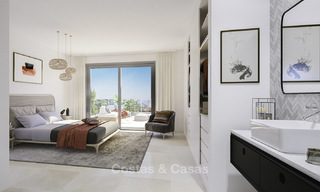 Aantrekkelijke nieuwe appartementen met een prachtig uitzicht op zee te koop, Marbella. Opgeleverd! 19190 