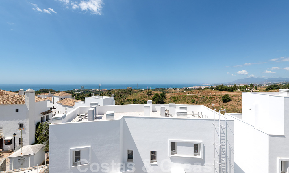Aantrekkelijke nieuwe appartementen met een prachtig uitzicht op zee te koop, Marbella. Opgeleverd! 29169