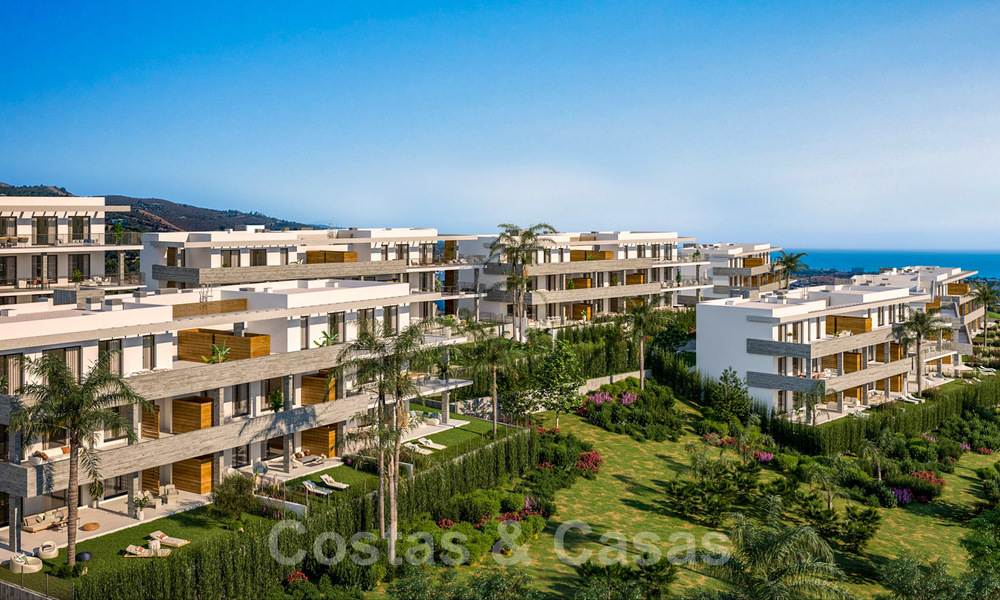 Nieuwe passiefbouw appartementen in een 5-sterren boutique resort te koop in Marbella met schitterend zeezicht 29179