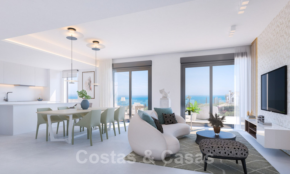Nieuwe passiefbouw appartementen in een 5-sterren boutique resort te koop in Marbella met schitterend zeezicht 29181