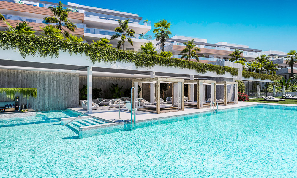 Nieuwe passiefbouw appartementen in een 5-sterren boutique resort te koop in Marbella met schitterend zeezicht 51377