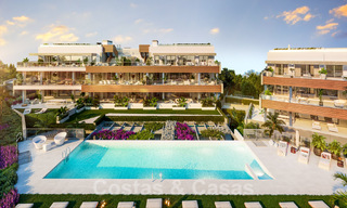 Nieuwe passiefbouw appartementen in een 5-sterren boutique resort te koop in Marbella met schitterend zeezicht 51378 