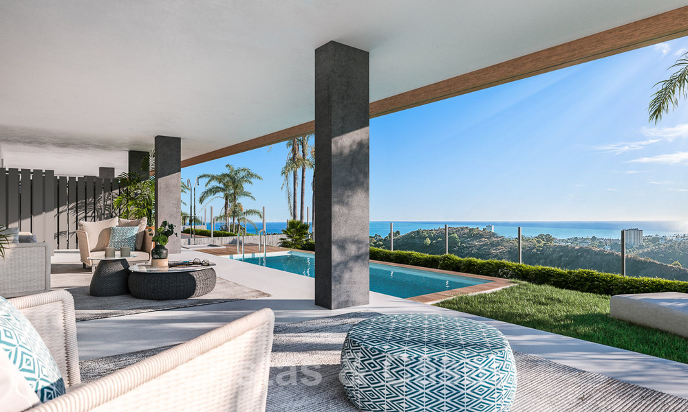 Nieuwe passiefbouw appartementen in een 5-sterren boutique resort te koop in Marbella met schitterend zeezicht 51387