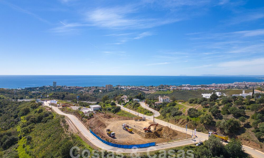 Nieuwe passiefbouw appartementen in een 5-sterren boutique resort te koop in Marbella met schitterend zeezicht 51388