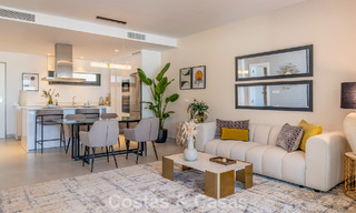Nieuwe appartementen in een 5-sterren boutique resort te koop in Marbella met schitterend zeezicht 802787 