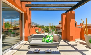 Charmante nieuwe appartementen in Andalusische stijl te koop, Golf Valley, Nueva Andalucia, Marbella 6223 