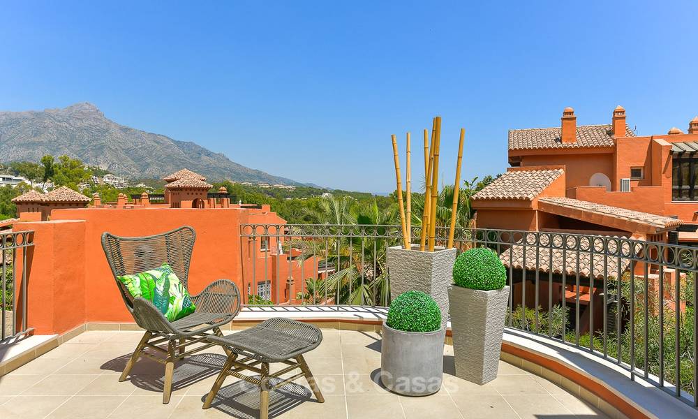 Charmante nieuwe appartementen in Andalusische stijl te koop, Golf Valley, Nueva Andalucia, Marbella 6226