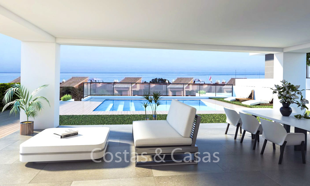 Prijsgunstige nieuwe eigentijdse villa's te koop, op loopafstand van het strand, Manilva, Costa del Sol 6284