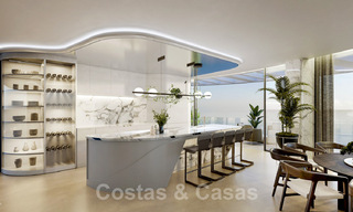 Prachtige nieuwe eigentijdse luxe appartementen te koop, met een uitzonderlijk uitzicht op zee, golf en bergen, Benahavis - Marbella 31084 