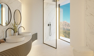 Prachtige nieuwe eigentijdse luxe appartementen te koop, met een uitzonderlijk uitzicht op zee, golf en bergen, Benahavis - Marbella 31100 