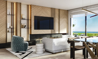 Prachtige nieuwe eigentijdse luxe appartementen te koop, met een uitzonderlijk uitzicht op zee, golf en bergen, Benahavis - Marbella 37289 
