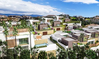 Charmante luxe design villa's met uitzicht op zee, bergen en golf te koop, Riviera del Sol, Mijas, Costa del Sol 6493 