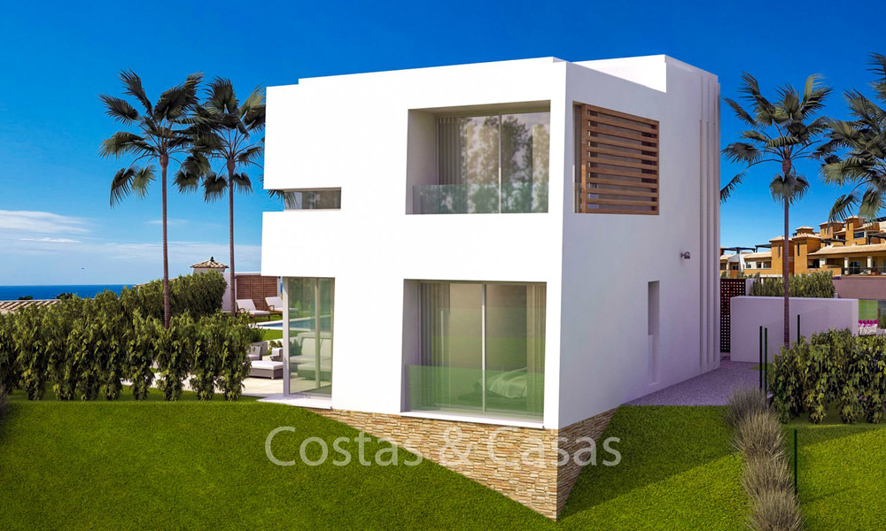 Charmante luxe design villa's met uitzicht op zee, bergen en golf te koop, Riviera del Sol, Mijas, Costa del Sol 6495