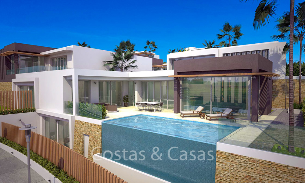 Charmante luxe design villa's met uitzicht op zee, bergen en golf te koop, Riviera del Sol, Mijas, Costa del Sol 6502