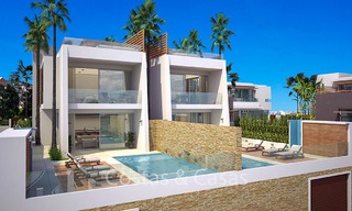 Charmante luxe design villa's met uitzicht op zee, bergen en golf te koop, Riviera del Sol, Mijas, Costa del Sol 6508 