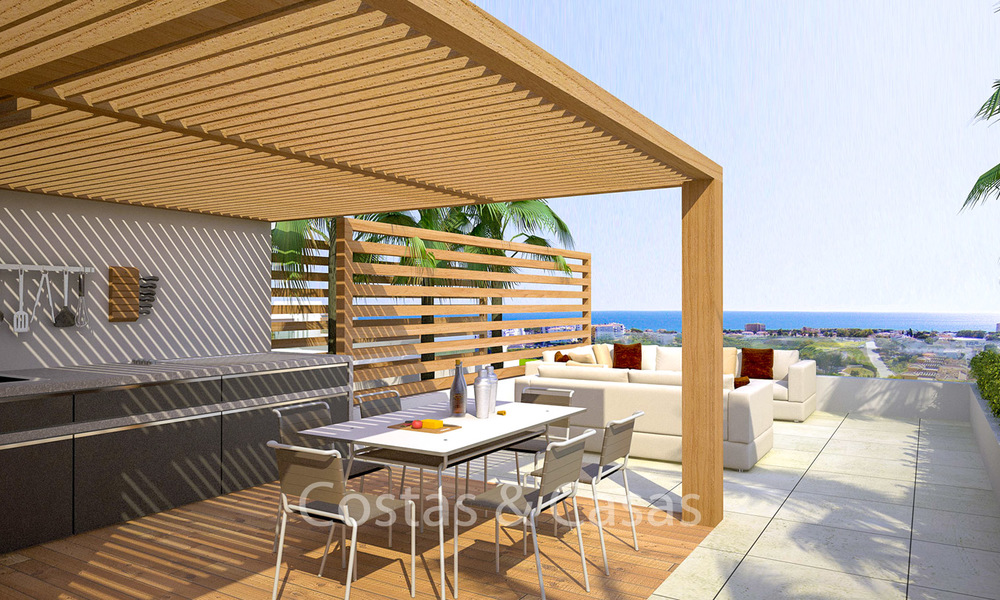 Charmante luxe design villa's met uitzicht op zee, bergen en golf te koop, Riviera del Sol, Mijas, Costa del Sol 6510