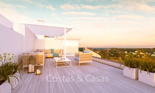 Ruime moderne appartementen met een prachtig uitzicht op zee te koop, New Golden Mile, Marbella - Estepona 6535 