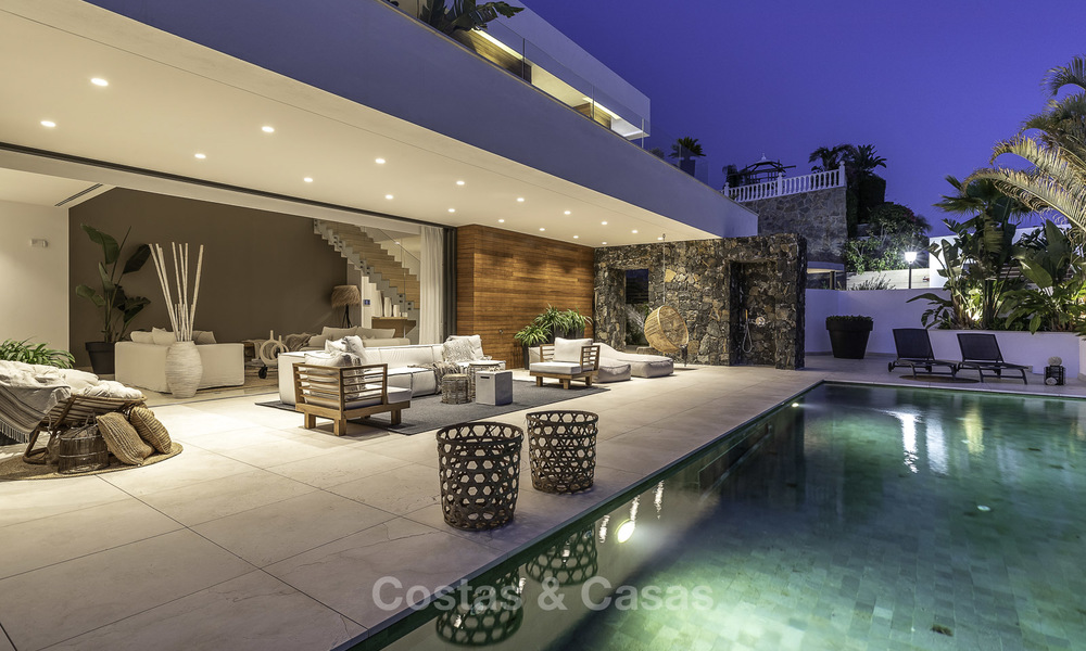Schitterende nieuwe moderne luxe villa te koop, in een top golfresort, Benahavis - Marbella 17200