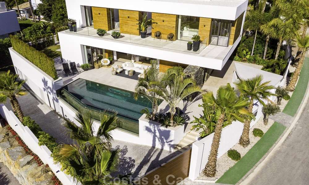 Schitterende nieuwe moderne luxe villa te koop, in een top golfresort, Benahavis - Marbella 19574