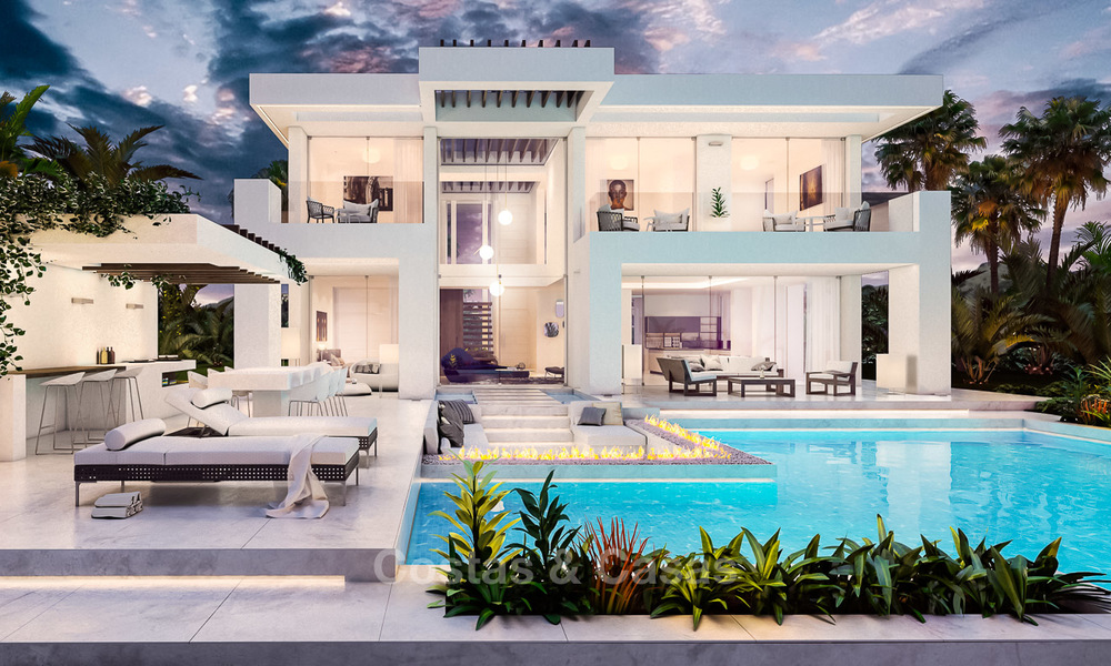 Stijlvolle nieuwbouw designer villa met prachtig zeezicht te koop, Estepona, Costa del Sol 6526