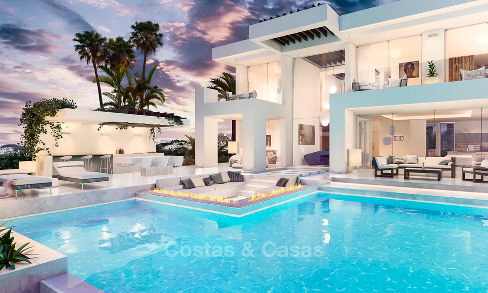 Stijlvolle nieuwbouw designer villa met prachtig zeezicht te koop, Estepona, Costa del Sol 6528