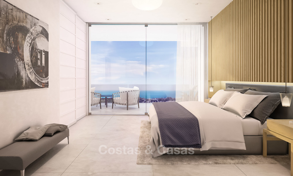 Stijlvolle nieuwbouw designer villa met prachtig zeezicht te koop, Estepona, Costa del Sol 6529