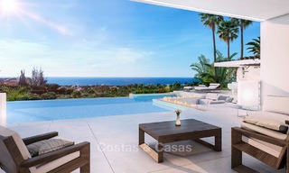 Stijlvolle nieuwbouw designer villa met prachtig zeezicht te koop, Estepona, Costa del Sol 6530 