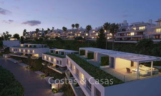Modieuze avant-garde schakelvilla’s met zeezicht te koop, New Golden Mile, Marbella - Estepona 6550 