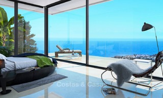 Oogstrelende nieuwe minimalistische villa met prachtig zeezicht te koop, Nueva Andalucia - Marbella 6756 